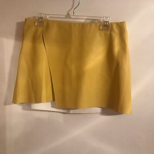 Yellow Zara skirt